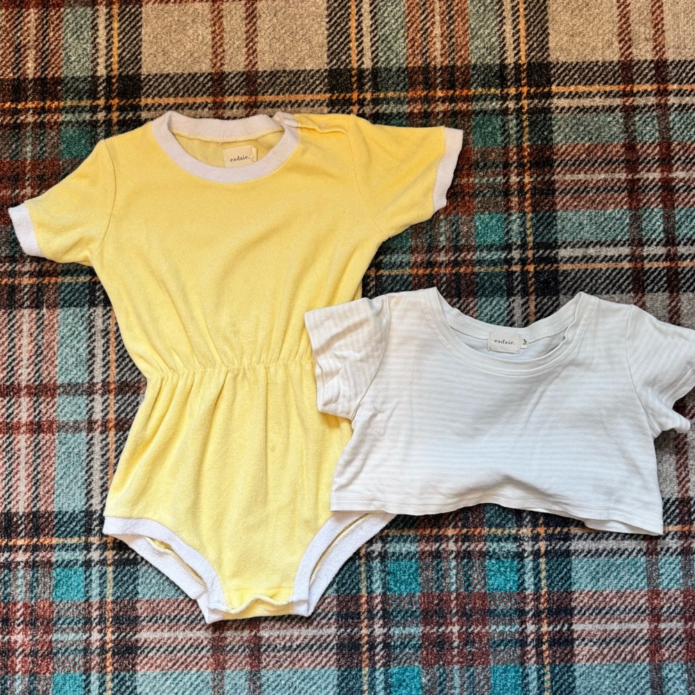 Eadaie Retro Romper and Crop Top Bundle